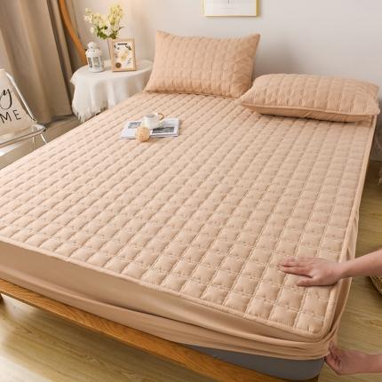 New Style Class A Raw Cotton Padded Waterproof Fitted Bed Sheet Mattress Cover Bedspread Comforter for Bedding Protection