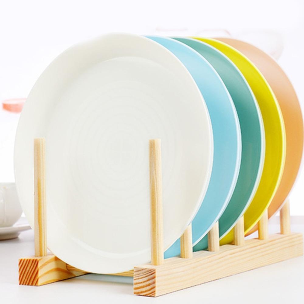 Kitchen Organizer Durable Drying Pot Lid Holder Dish Drain Rack Cups Shelf Book Display Stand
