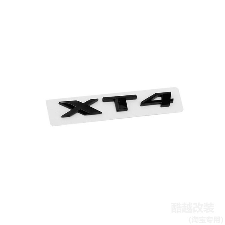 ABS Car Front Grille Emblems Rear Trunk Decals Logo Letters Fender Badge Sticker Auto Accessories for Cadillac XT4 28T AWD