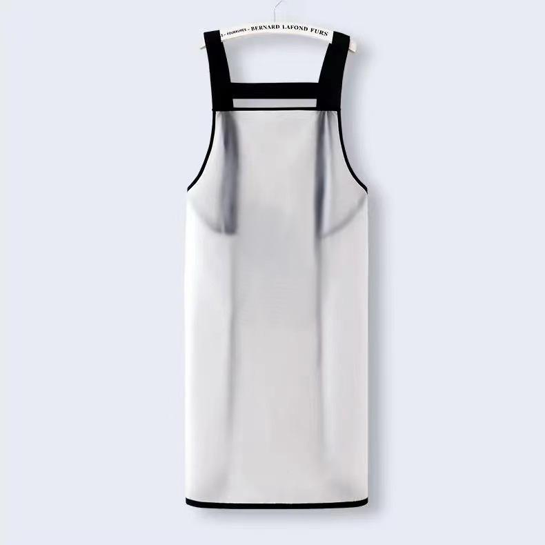 Grembiule da Cucina in TPU Resistente a Olio e Macchie - Impermeabile, Design Lavabile con Panno per Uomo e Donna
