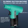 120000PRM High Power Turbofan Violence Fan Compressed Air Duster 3 Speed Handheld Blowing Sunction Air Blower Brushless Jet Fan