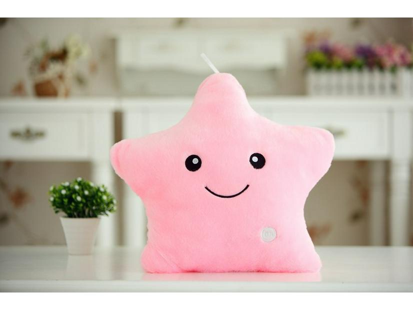 Colorful Luminous Star Pillow: Plush Toy & Valentine's Day Gift