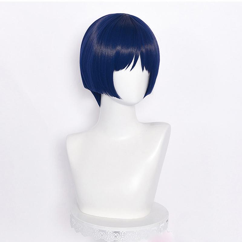 Genshin Impact Cosplay Scaramouche Wig Blue Wig Cosplay Anime Wigs Halloween Wig