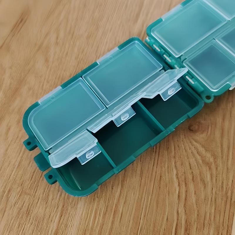 Portable Multi-Functional Fishing Lure Box with Double-Layer Design for Minnow and Accessory Storage