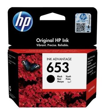 HP 653 XL High-Yield Black Ink Cartridge – Ideal for Sharp, High-Quality Documents and Photos