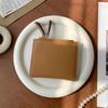 Women's Freshman Leather Square Card Holder Wallet