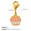 Cute Sweet Wind Pizza Candy Food Series Lobster Buckle Pendant Diy Bracelet Necklace Exquisite Accessories