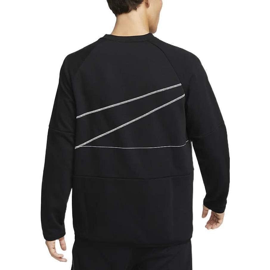 Nike Sweatshirts Men's Black Crew Neck Moderate DQ6623-010