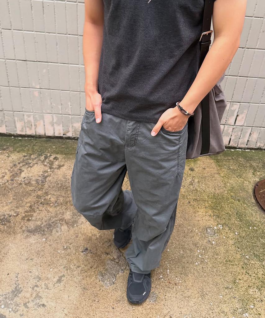 INTEMPOMOOD Cool Breeze Curved Pants_Charcoal