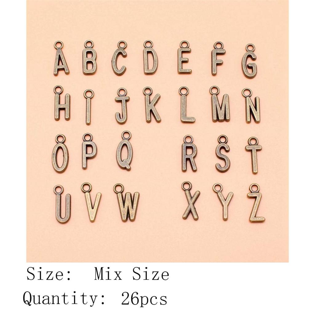 New Year's Day Aesthetic Jewelry Charms Study Sports Mixed Set Charms Pendant Women's Bag Bracelet Pendant