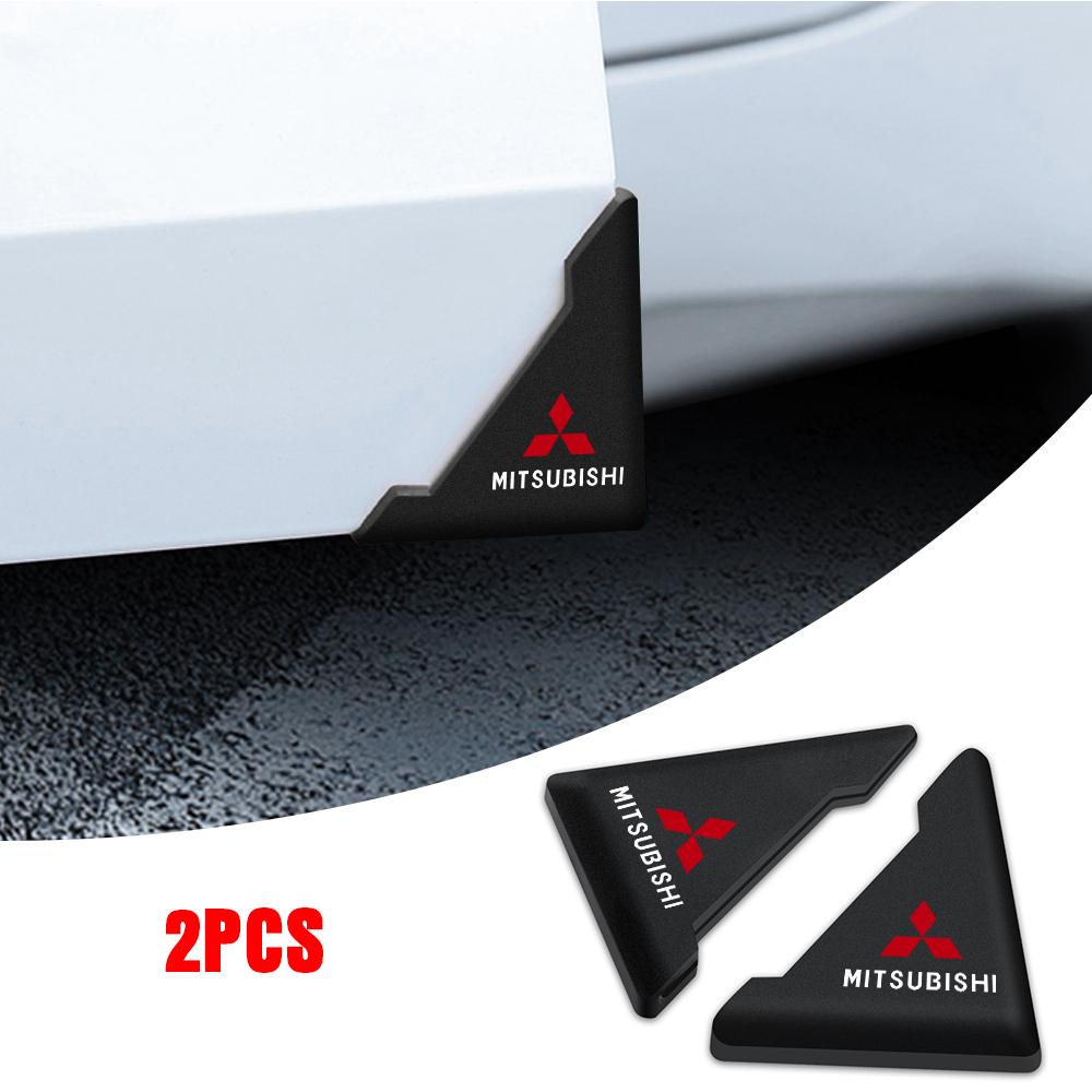 2 szt. Narożniki ochronne narożników drzwi samochodowych zapobiegające kolizjom dla MITSUBISHI Ralliart Lancer Asx Outlander Mirage Pajero Sport