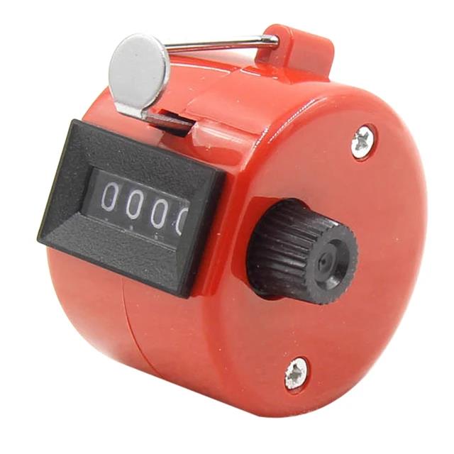 Handheld 4 Digital Tally Counter Mechanical Palm Clicker Number Count Assorted 8 Color Tally Counter Number Count 1