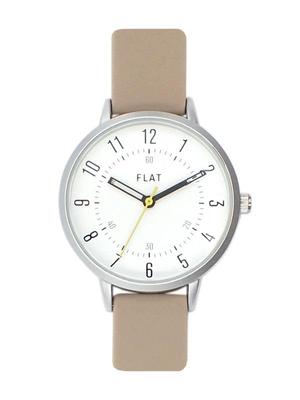 [Folgen] Uhr FLAT Simple Gummiarmbanduhr Y00421S-1 MOC Damen Braun
