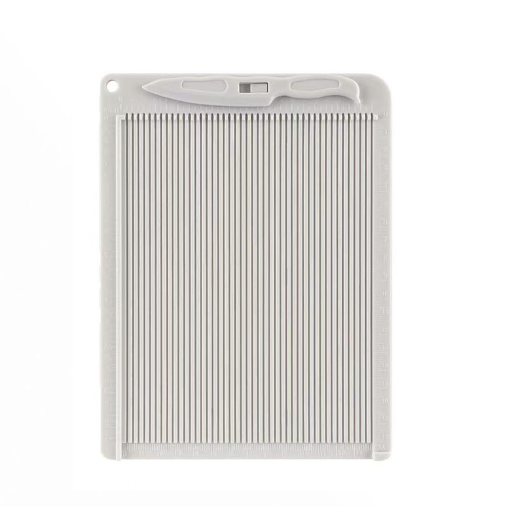 Rectangular Paper Trimmer Scoring Board Measuring Grid Card Making Scoring Board Crafts белый