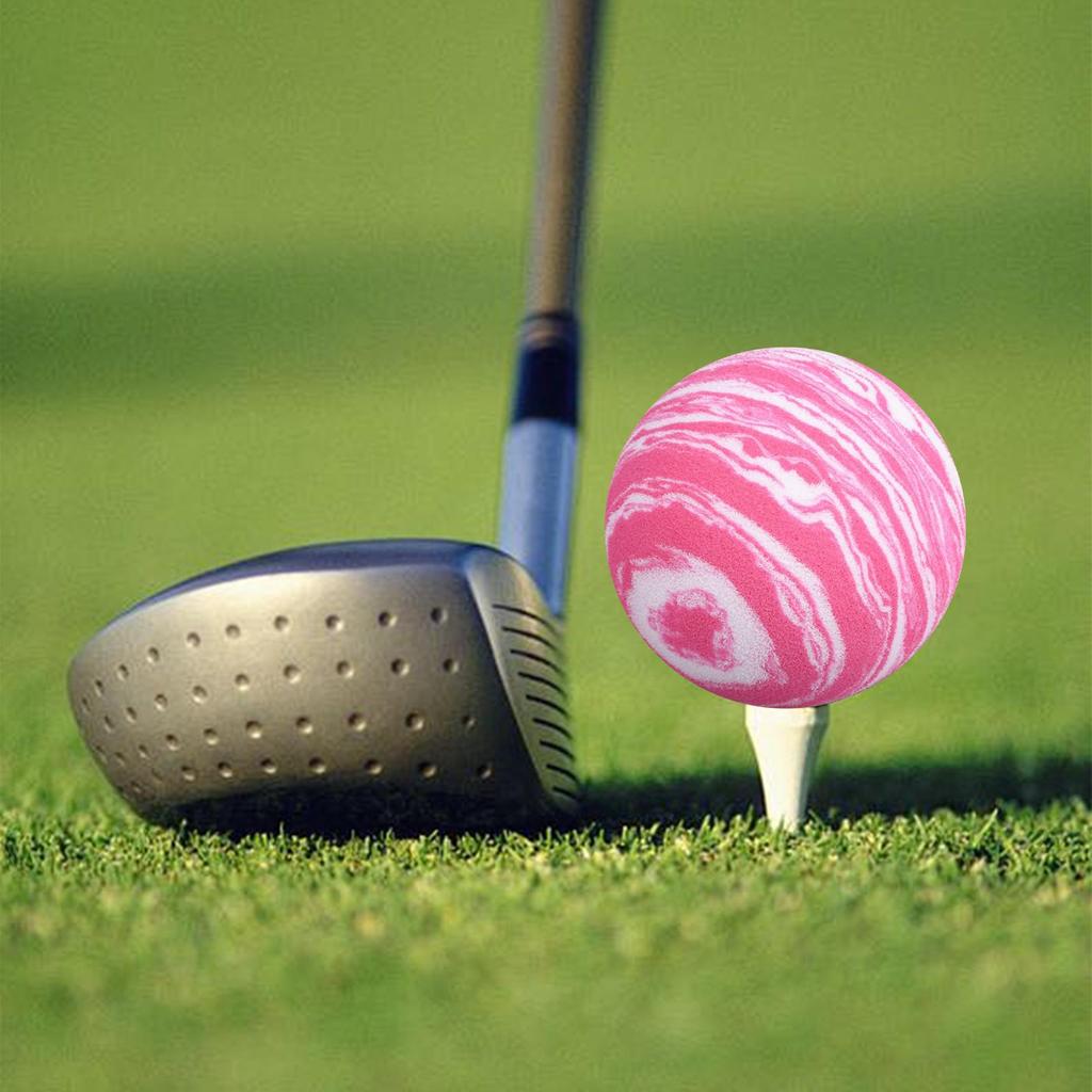 Practice Golf Balls 10 Pieces Elastic Golf Balls Warm-Up Gear For Junior Beginner Amateur Senior Backyard Driving Range Outdoor