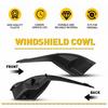 2X Cowl Panel End Caps For 2014-18 Forester Windshield Wiper Grille Trim Panel K