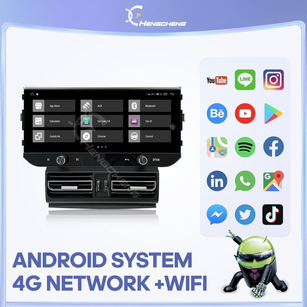12.3" For Porsche Macan 2014-2017 Car Multimedia Video Player GPS Navigation Radio Android13 8+128G 8Core CarPlay 4G 360Camera