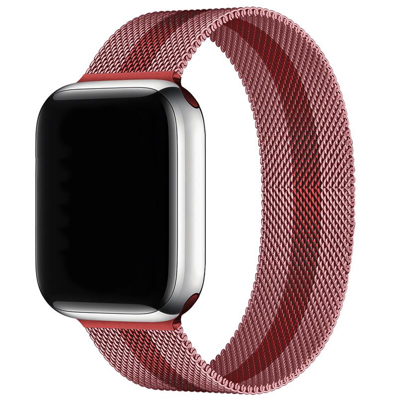 Compatibil cu Apple Watch S10 Brățară Magnetică din Oțel Milanese pentru iWatch 5-9 SE.