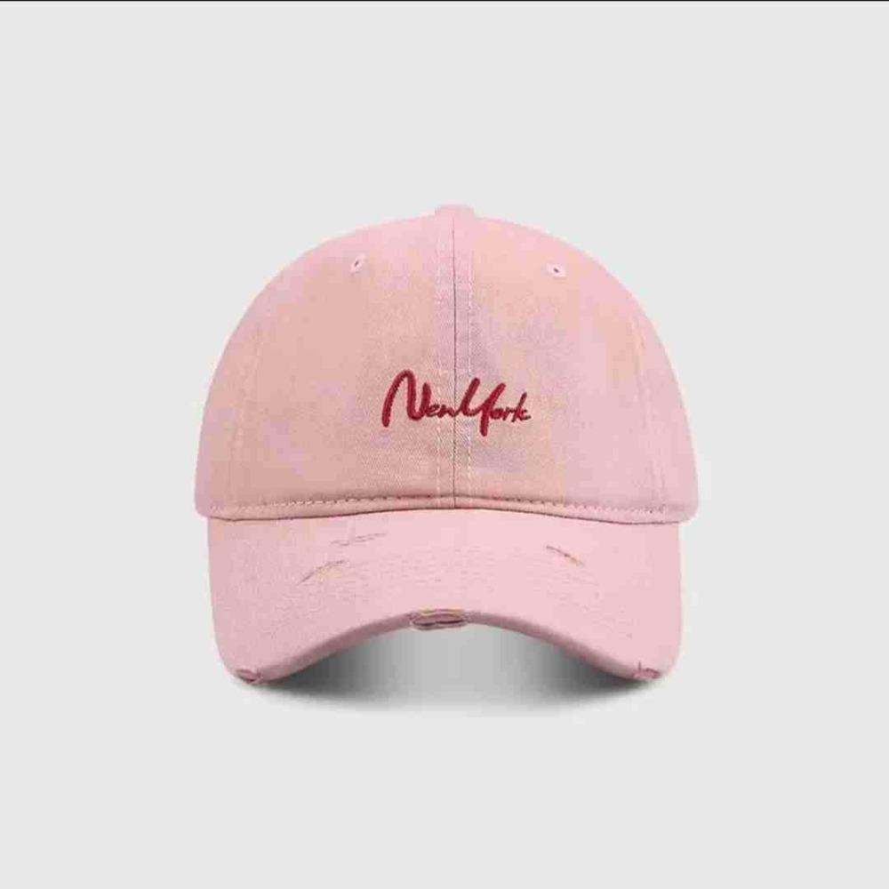 New York Letter Baseball Cap Breathable Sports Visor Casual Sun Hats  Men Women