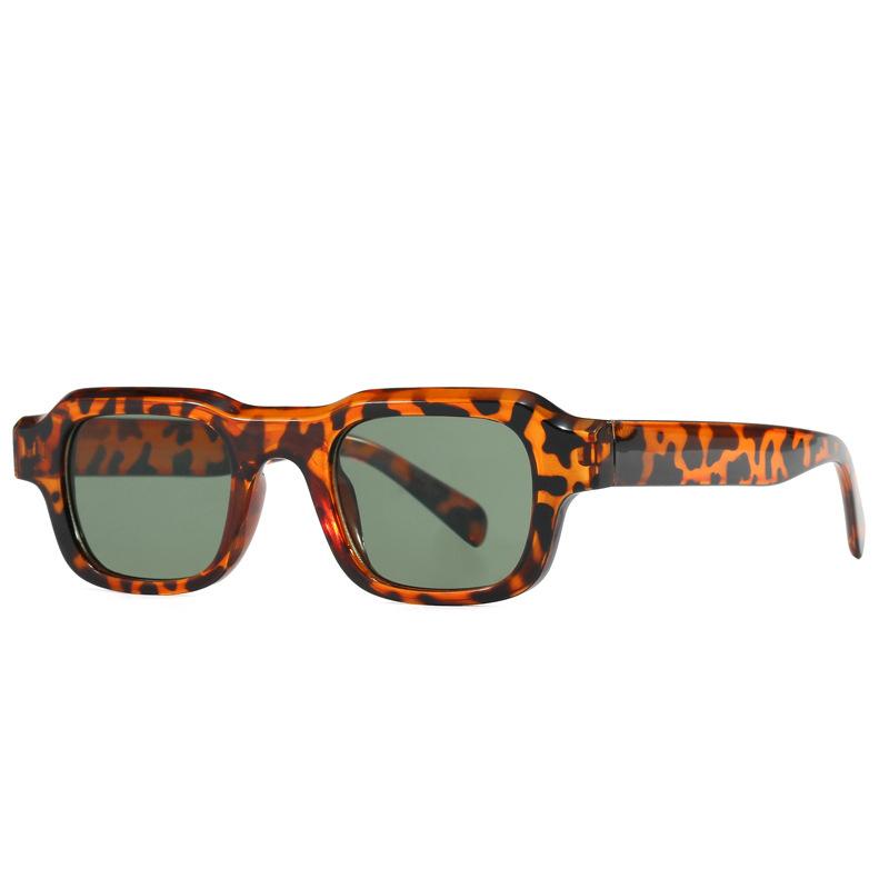 New Vintage Square Sunglasses Women Men Brand Rectangle Sun Glasses Female Oval Eyewear Oculos De Sol for Male Female Eyeglasses