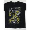 Printed T-shirt Black 5-second Summer Band Printed Text Music Concert Tour Fan Gift Men's and Women's Casual T-shirt