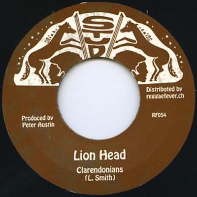 7inch Record CLARENDONIANS - Lion Head RF054 Stud/Reggae Fev 1979 Switzerlan Reggae, Ska & Dub