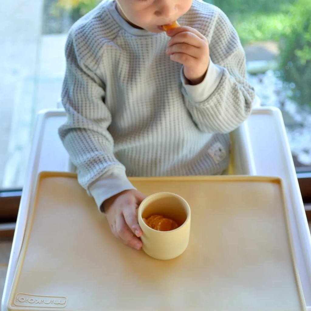 Silicone Cup for Children 180 Ml 6m+ MinikOiOi Yellow