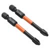 5PCS 65mm Magnetic Batch Head PH2 Impact Screwdrivers Bit Cross High Hardness Hand Drill Bit Screw Electric Screwdriver Bits