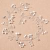 2pcs Crystal Pearl Bridal  Hairbands Hairpins Bridesmaid Diamante Hair Vine Accessories Wedding Jewelry Headwear French