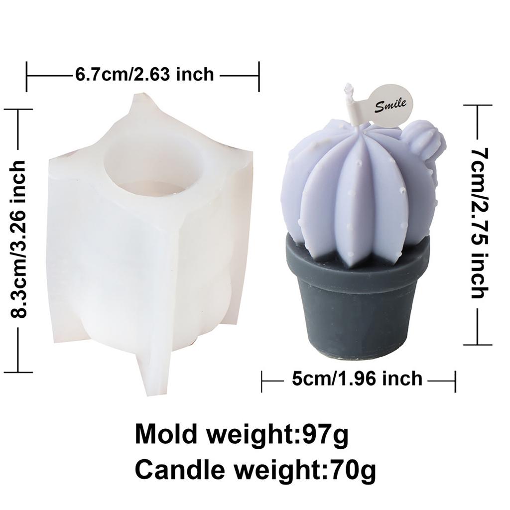 Succulent Scented Candle Mold Aromatherapy Soap Mould Gypsum Resin Mould Plaster Ornament for Birthdays and Festivals