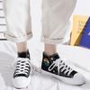 Women Canvas Sneakers Rainbow High Top Canvas Shoes Fashion Summer Sneaker Woman Sneakers Vulcanized Shoes  Flats White Shoes
