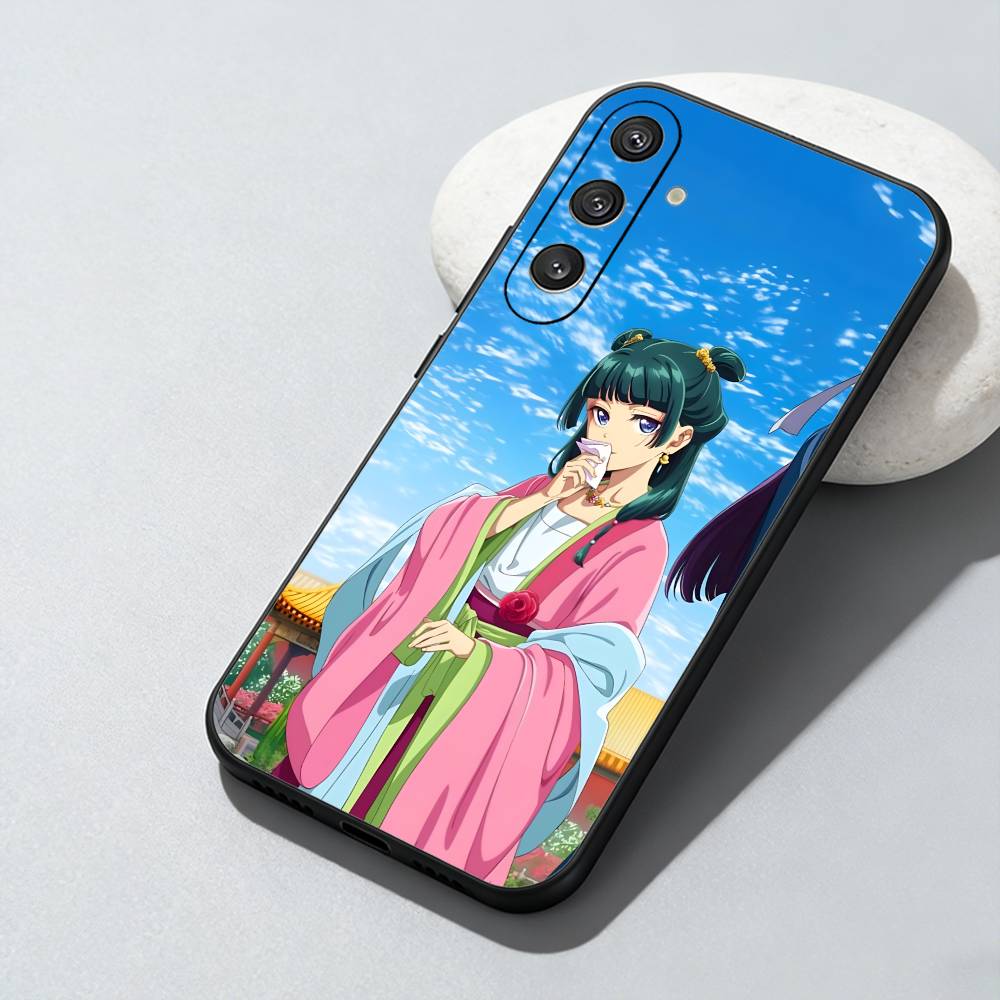 The A-Apothecary D-Diaries Jinshi And Maomao Phone Case For Samsung Galaxy A73,A72,A71,A70,A52,A51 Others Soft Black Cover