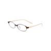 [Zoff] +1.50 Oval Lightweight Reading Glasses (Brown)