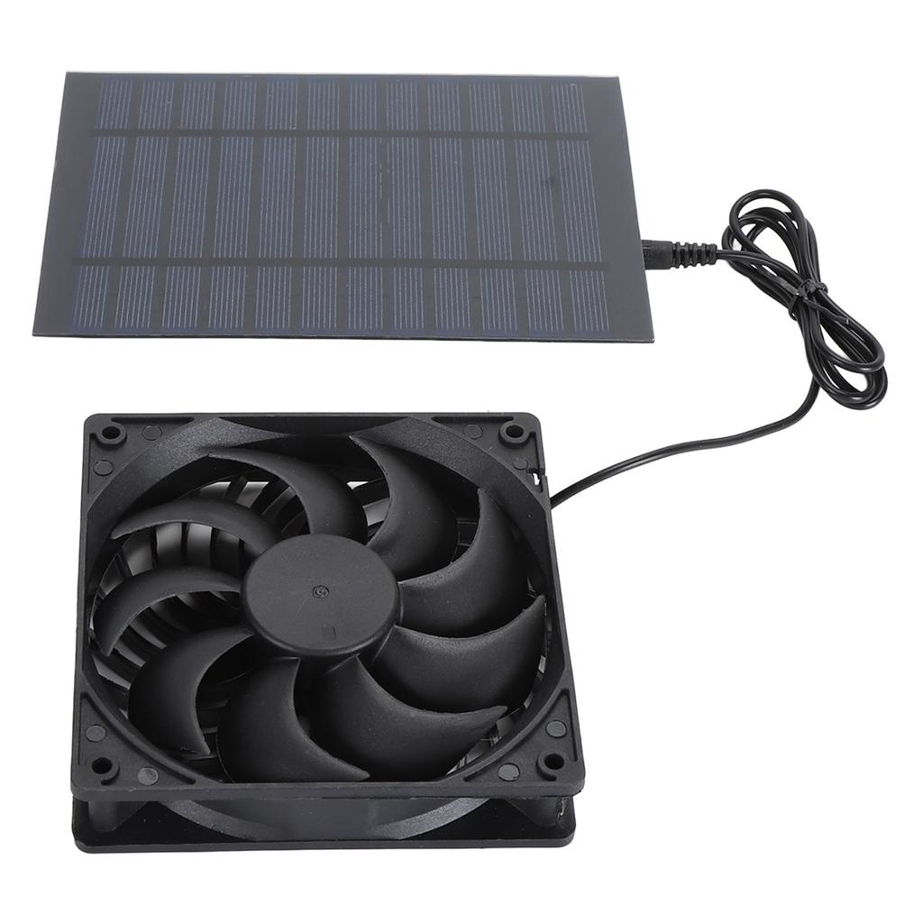 Wentylator wyciągowy 6W 12V Oszczędność energii z polikrystalicznym panelem słonecznym Wentylator słoneczny do wentylacji kurników