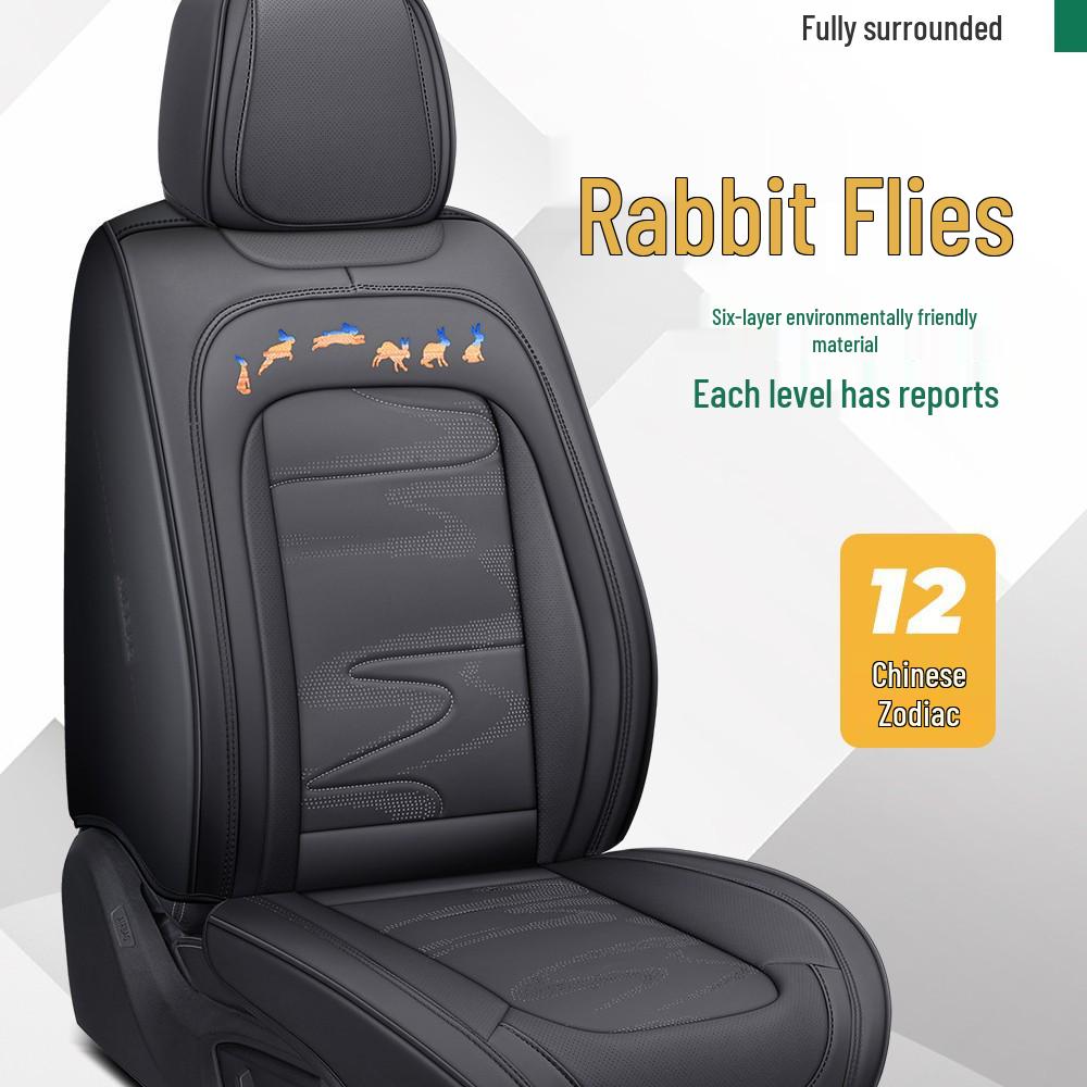 Dr. Jie Universal Four Seasons Breathable Leather Car Seat Cushion Cover