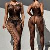 Beautiful Lingerie Female Fishnet Sex Bodysuit Adult Crotchless Transparent Sexy Body Stockings  Bold Suit Ethical Underwear