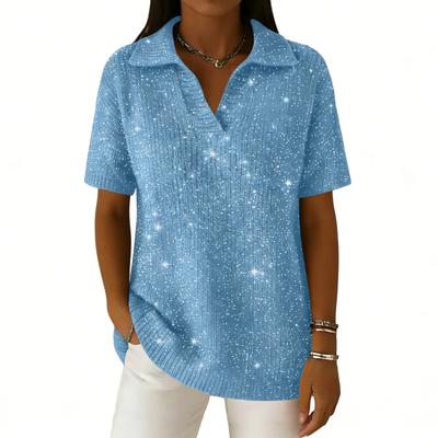 Damska bluzka modny i swobodny top T-shirt