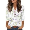 Camisas de Manga 3/4 Heley para Mujer Moda Verano Blusas Ropa para Vacaciones en la Playa