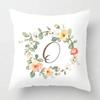 Nordic Floral Letter Pattern Throw Pillow Cover With Short Plush Print Living Room Sofa Decoration Cushion Cover Pillow Covers