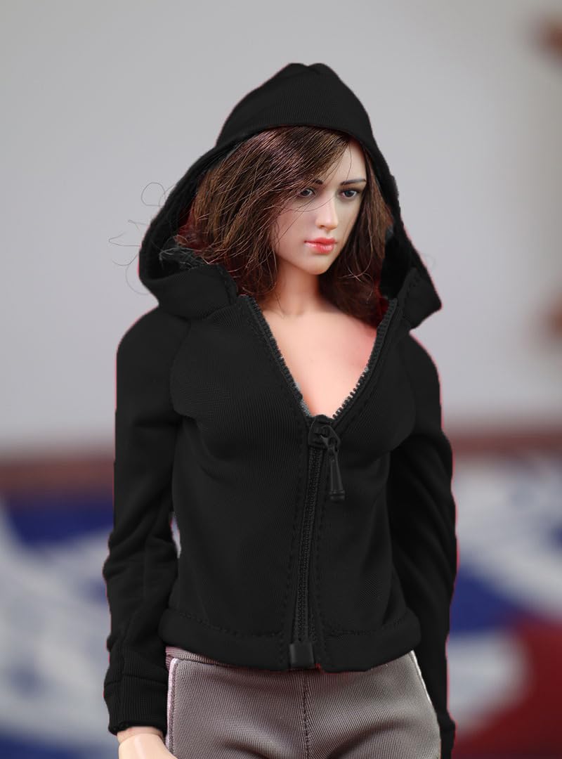 

1/6 Sexy Clothing 1/6 Female Fashion Top (Bodywork, Head, and Shoes Not Included) Black