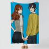 anime H-Horimiya-a Throw Thick Comfort Flannel Quilt, Multi-scene Use Indoor Outdoor Daily Nap