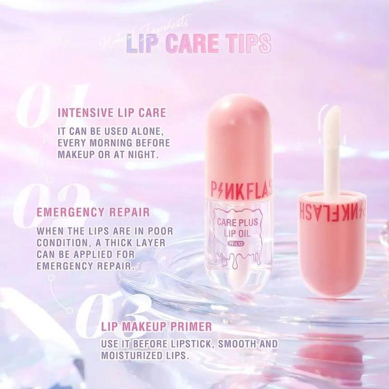 PINKFLASH - CarePlus Lip Oil-Natural Ingredients