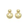 Earrings - LUXENTER - Sisma - 18K Gold Plated - Metal Alloy - 38.3x26 Mm