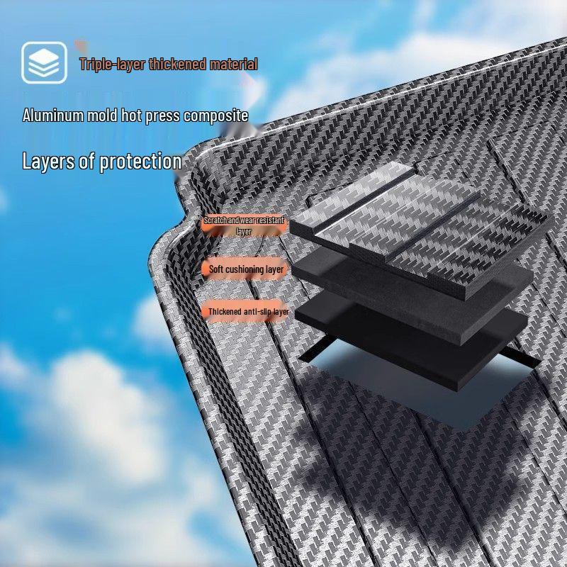 Nio ES8 Trunk Mat - TPV Carbon Fiber Texture Interior Decor