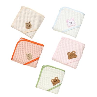 WaffleWeave Blankets Baby Towel UltraAbsorbent SoftCotton Muslin SwaddleBlanket Quilt SwaddleWraps Infant NapCover