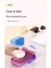 Travel Soap Box: Compact, Portable with Double-Layer Drainage and Advanced Sealing - Newcomer Discount 5 Yuan