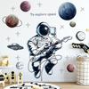 Astronaut Wall Stickers For Kids Room Nursery Kindergarten Decor Art Remvable Pvc Tile Decals