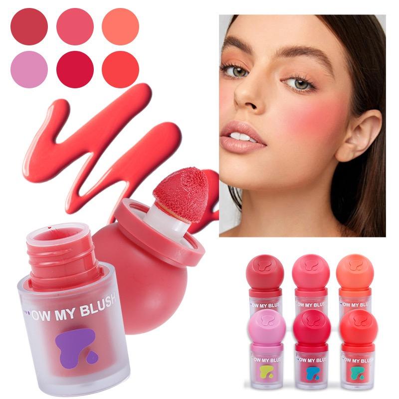 Colorete Líquido, Fórmula Ligera y Luminosa - Color Construible, Tipo Stick, Ideal para Viajar, Múltiples Tonos