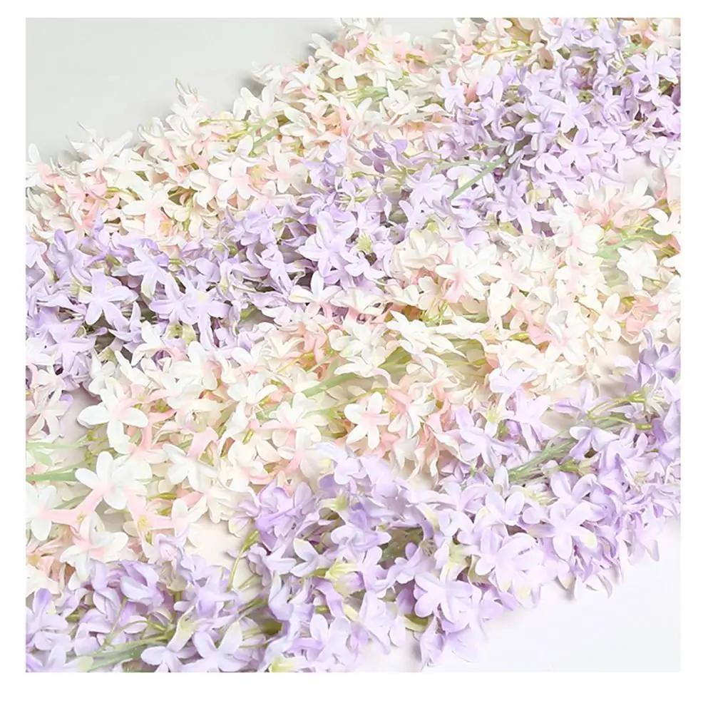Fleur Artificielle Lilas Multicolore Couronne de Fleurs DIY Vigne de Fleurs de Simulation Accessoires Accessoires de Prise de Vue Fleur Artificielle Ornement de Jardin