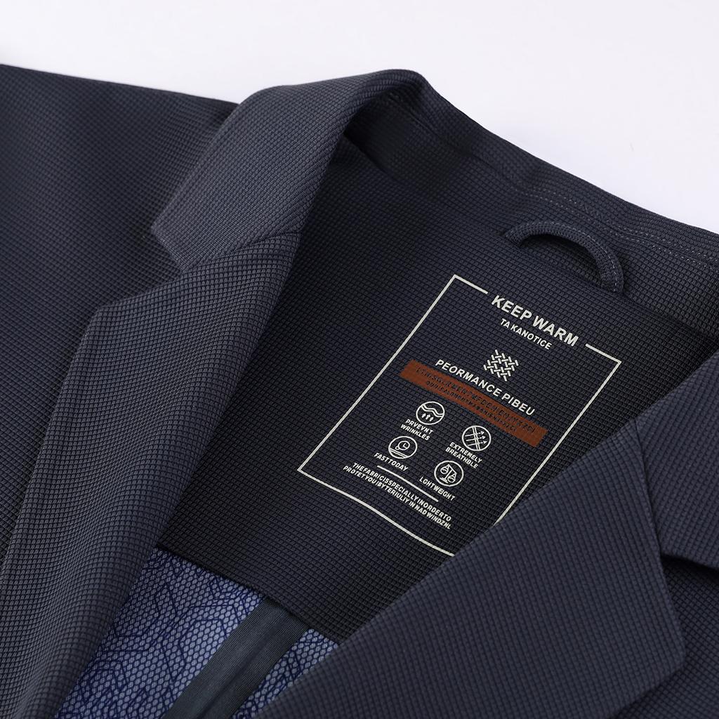 Men's High Count Knitted Casual Suit Jacket